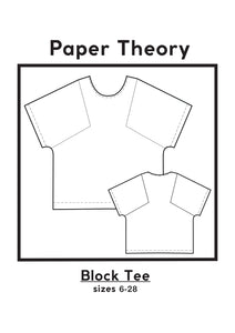 Block Tee PDF Pattern