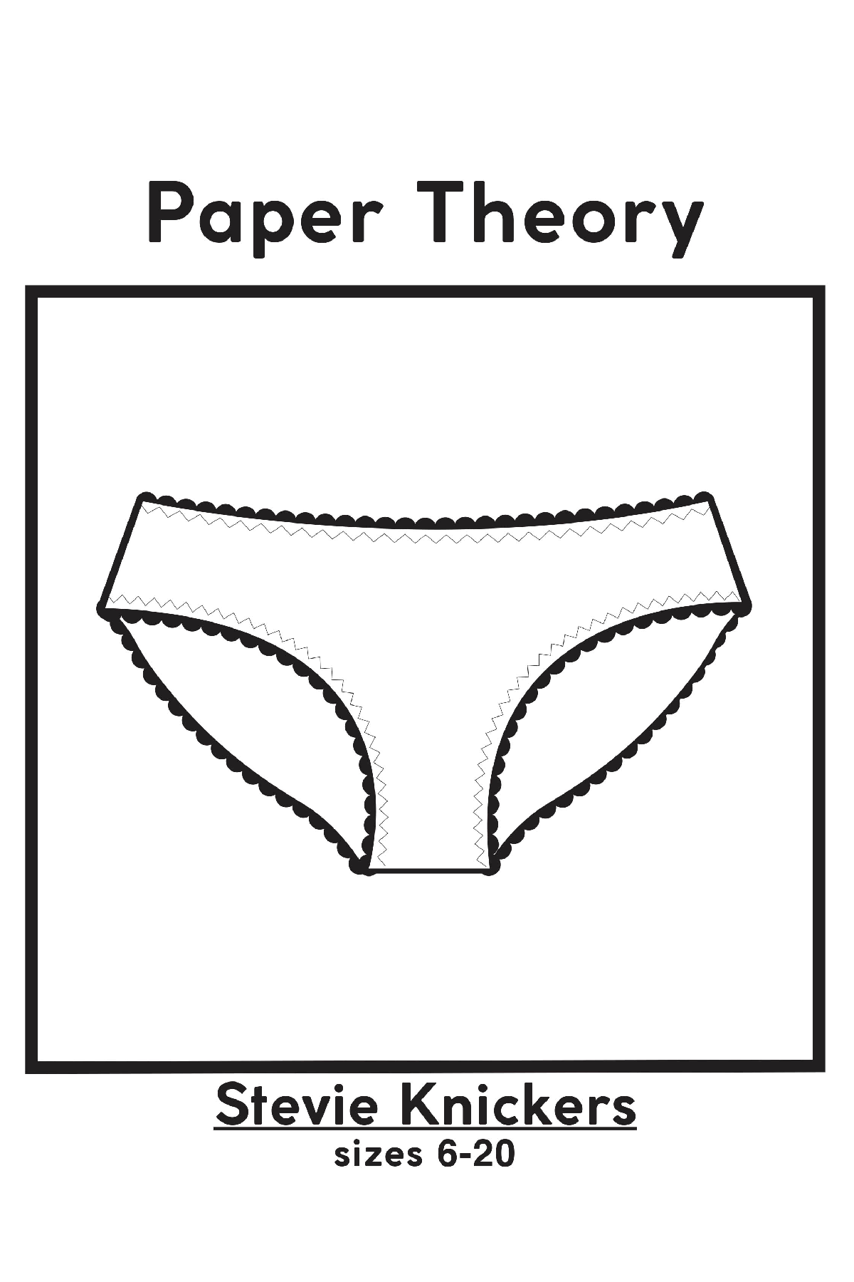 Stevie Knickers PDF Pattern Paper Theory Patterns